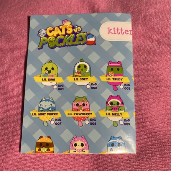 Kittens Vs Gherkins NWT opened package Cats Vs Pickles - Picture 4 of 7